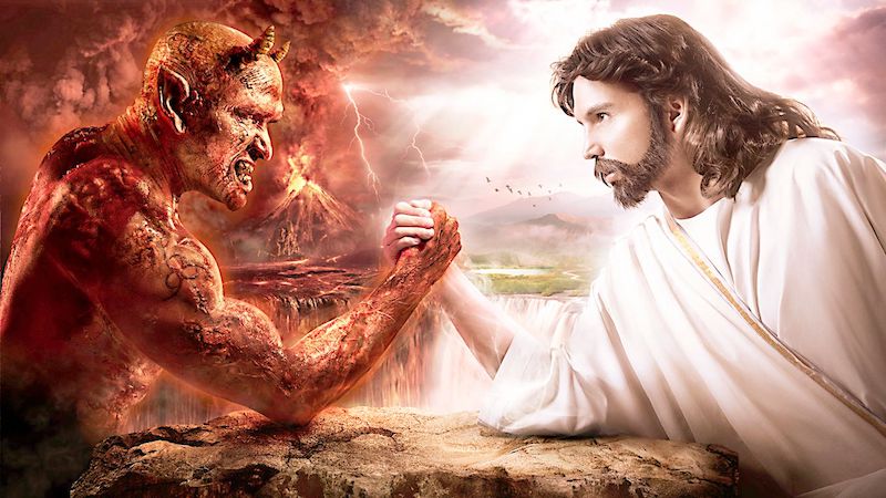 Jesus Vs Satan Tattoo Viewing gallery for satan vs