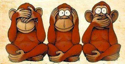 tre scimmiette