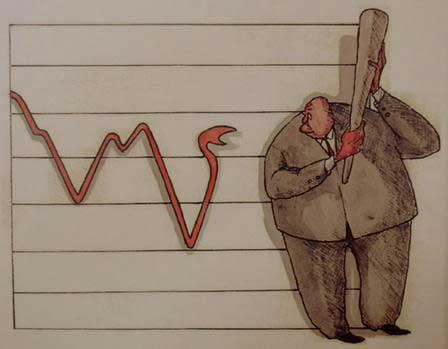 una vignetta sulla crisi finanziaria